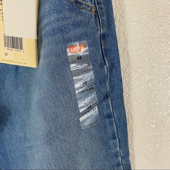 Levi’s High Rise Kick Flare Jeans SZ 32 - Picture 7 of 9